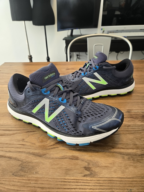 New Balance Mens 1260 V7 Shoes Blue Running Lace Up Sneakers Size 10.5 - Picture 2 of 16